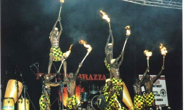 Une scène du Festival Feux de Brazza . (ph) www.africatopsuccess.com