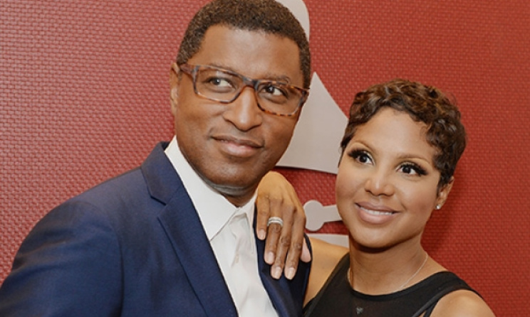 Toni Braxton and Babyface at the 2014 Grammies.