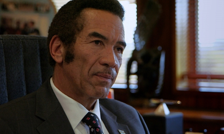 President Ian Khama. Photo: www.africa-ontherise.com