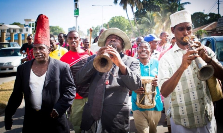 Music on the streets of Zanzibar during Sauti za Busara. Photo: Facebook