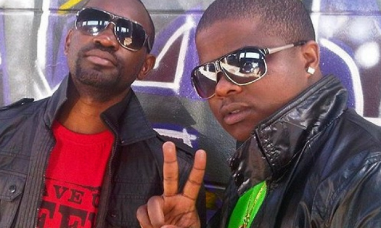 Urban Grooves producer TBA (left) with Nox Guni. Photo: nehandaradio.com