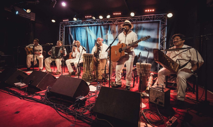 Madagascar All Stars, lors d'un concert au New Morning (France). (ph) Blackdough