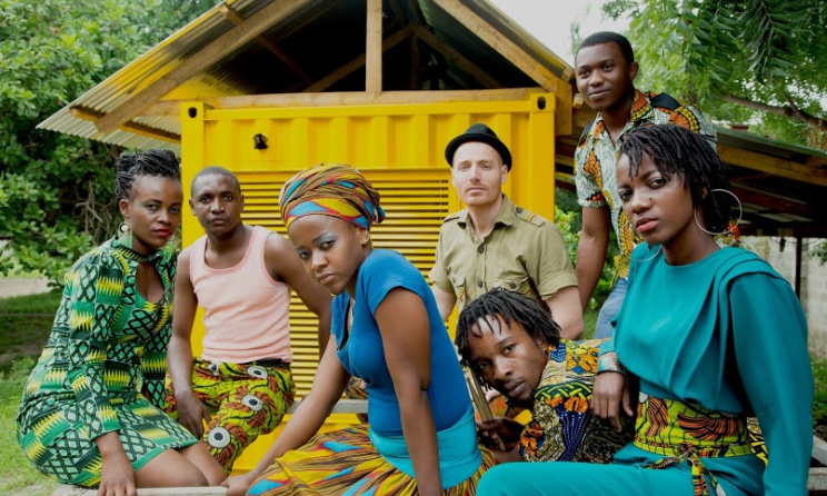 Mzungu Kichaa and some of the cast in his new music video. Photo courtesy of Mzungu Kichaa