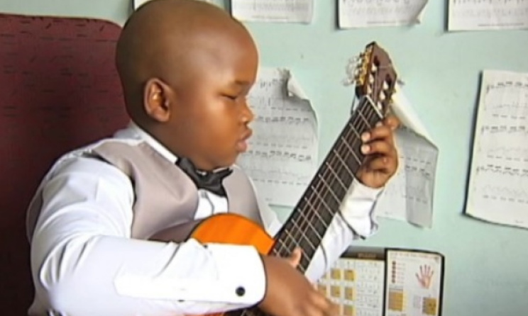 Child prodigy Luthando Jackson will open the International Jazz Extravaganza in Durban. Photo: www.enca.com