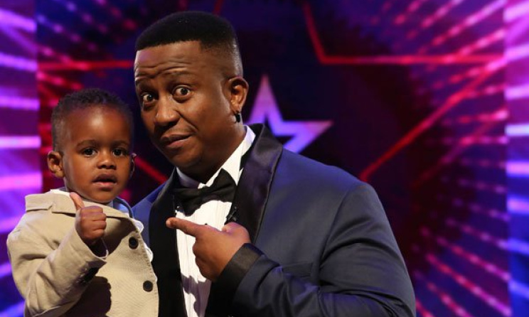 Last year's SA's Got Talent winner DJ Arch Jnr. with judge DJ Fresh. Photo: etv.co.za