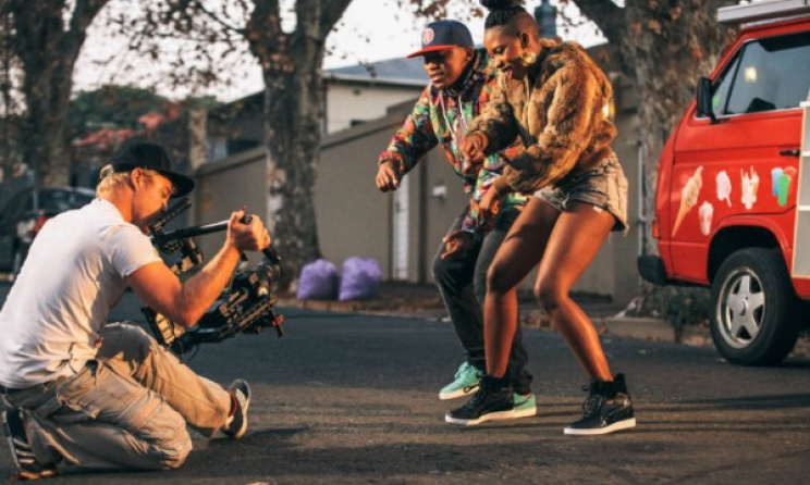 Shooting a music video. Photo: channelo.dstv.com