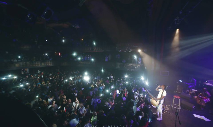 Sidiki au Trianon. (Ph) Craig la Branche.