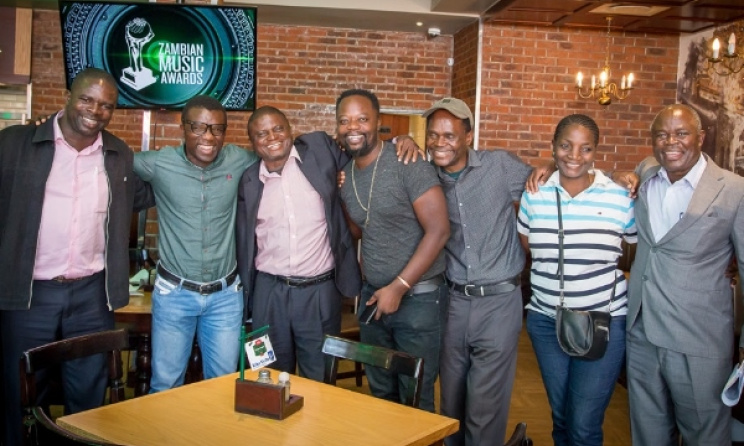 Patrick Samwimbila,  Njoya Tembo (ZAM), Enock Chiwati (ZAAP), Mwembe Muntu (ZAM), Maureen Lilanda and Jagari Chanda.