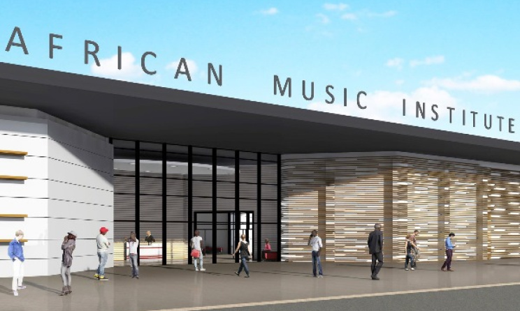 An artist's impression of the new African Music Institute in Libreville, Gabon.