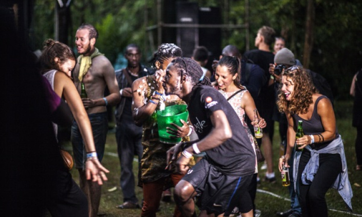 Fans enjoying music. Photo courtesy of Nyege Nyege Festival. 