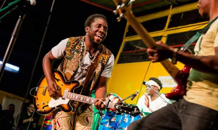 Leo Mkanyia during a performance. Photo by Quaint Photography