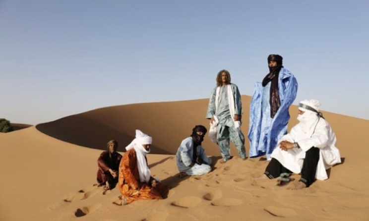 Le groupe Tinariwen. (Photo) : wanderlust.co.uk