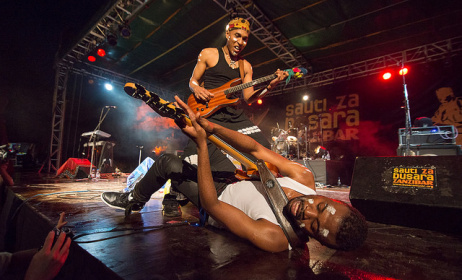 A live performance at the 2012 Sauti za Busara Fest. Photo by Busara Promotions.