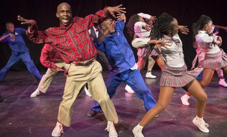 Dancers perform in Amalangabi WoMgido in Grahamstown's City Hall during the 2015 NAF. Photo: CuePix/Jane Berg