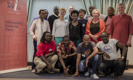 Participants at Music In Africa's content meeting in Kenya in 2013.