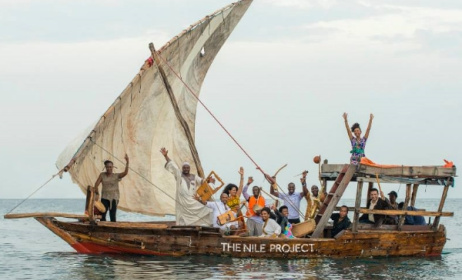 The Nile Project collective in Jinja, Uganda. Photo: Peter Stanley 