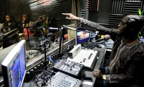 Inside the studio of Golden Touch Music Academy in Nigeria. Photo: www.goldentouchmusicacademy.com