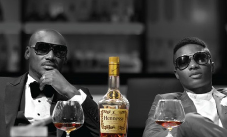 2face and Wizkid. Photo: Hennessy