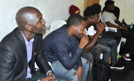 Zambian music professionals listen closely at the workshop. Photo: Joseph Tembo / joetembo.blogspot.co.za