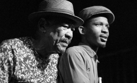 Louis Moholo and Mandla Mlangeni. Photo: Niklas Zimmer