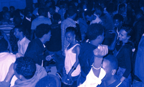 Revelers at a music concert in Eritrea. 