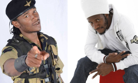 Zimbabwean stars Jah Prayzah (left) and Winky D (right).