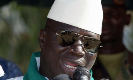 President Yahya Jammeh of the Gambia. Photo: HuffPo