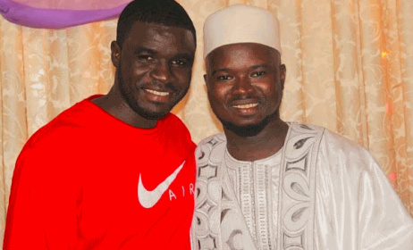 Alieu Badara with Modou Sarr of UNESCO clubs