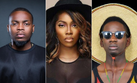 Olamide, Tiwa Savage, Mr Eazi