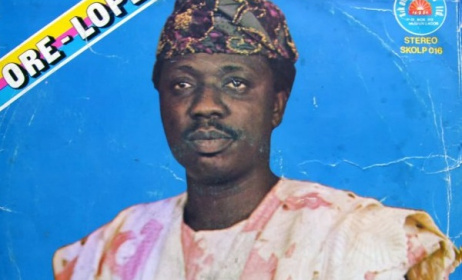 Sikiru Ayinde Barrister on an album cover