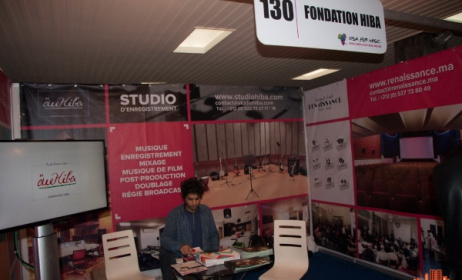 Stand de la fondation Hiba lors du VFM. (Photo) : www.casabouge.com