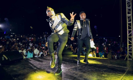 Sauti Sol During a performance. Photo: Sauti Sol's Facebook Page