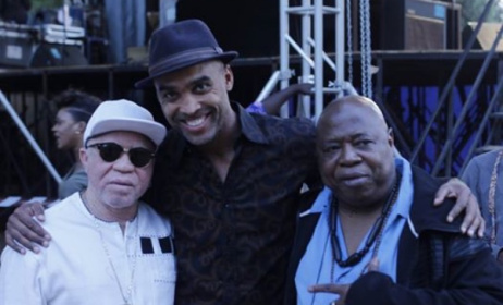 L-R: Salif Keita, Ade Bantu and Tedienne Ceck