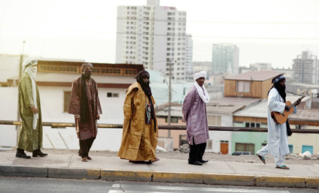 Malian band Tinariwen.  Photo: Marie Planeille 