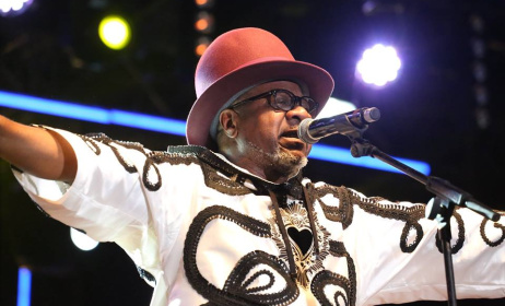 Papa Wemba lors de son concert au Femua (avril 2016). Photo: DR