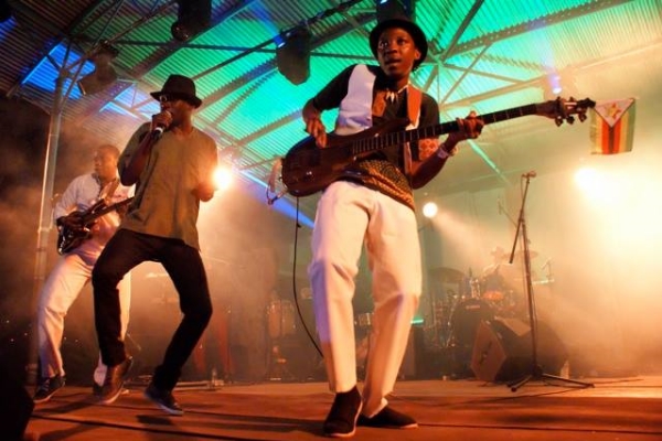 Mokoomba at Bushfire in 2014. Photo by David Durbach
