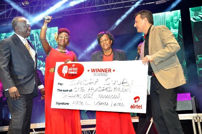 Sandra Suubi, Airtel Trace Music Star Ouganda.