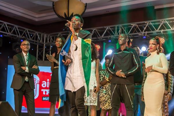 Airtel Trace Music Star overall winner, Mayunga Anrew Nalimi. Photo: the star.co.ke