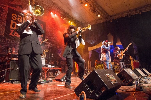 Blitz the Ambassador (Ghana, USA) at Sauti za Busara 2015. Photo: Peter Bennett