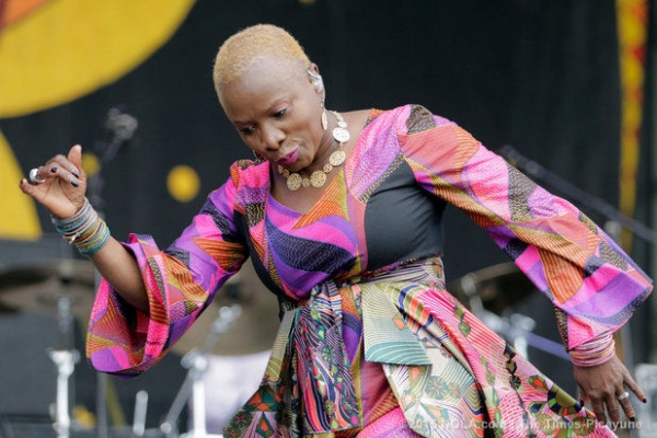 Angelique Kidjo performing at the New Orleans Jazz Fest. Photo: www.nola.com