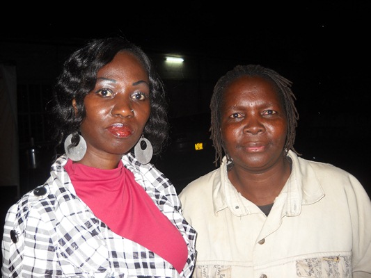 Musicians Sali Oyugi and Olith Ratego