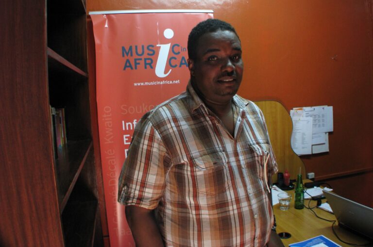 Titi Solomon at the Nairobi Music in Africa office