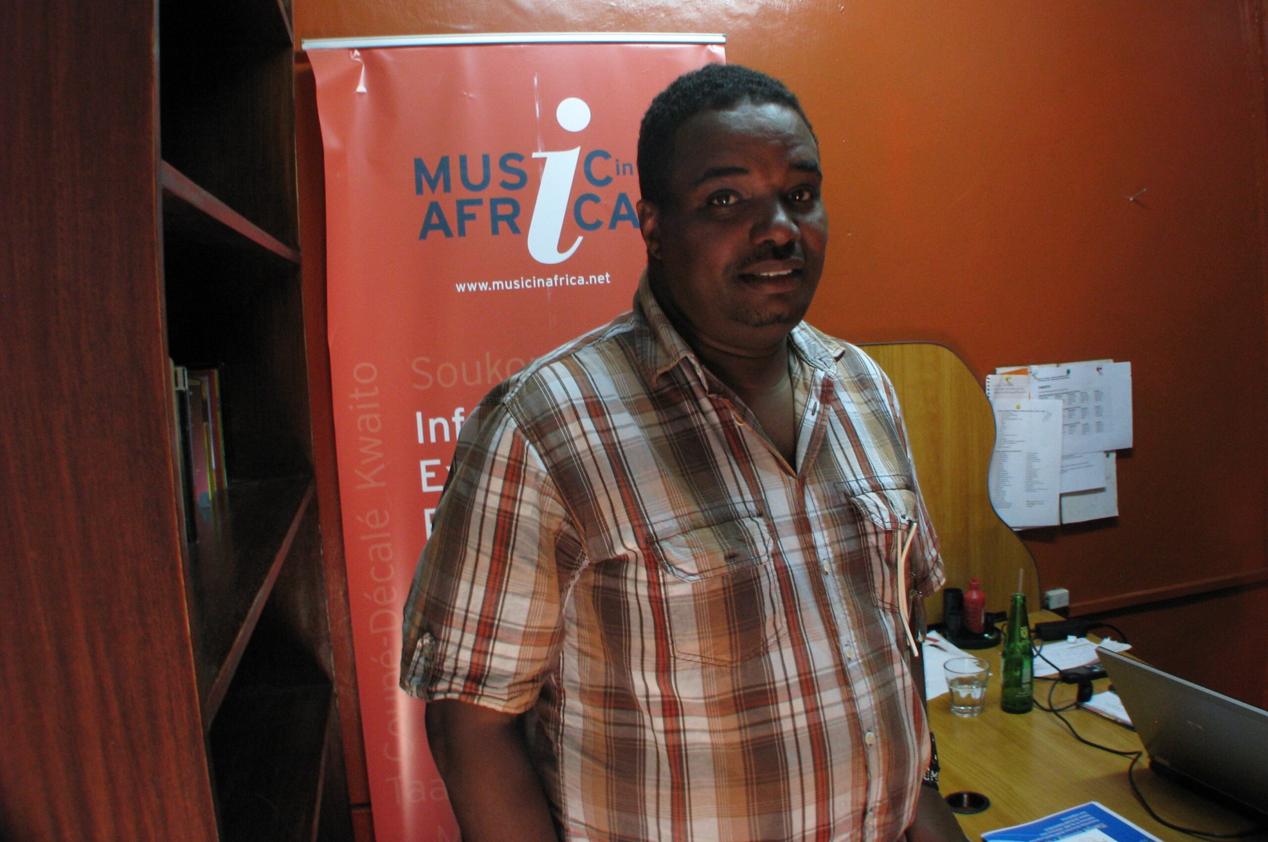 Titi Solomon at the Nairobi Music in Africa office