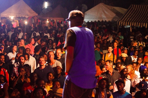 Ugandan rapper Ruyonga at Bayimba 2014. Photo: Daniel Ecwalu/bayimbafestival.com