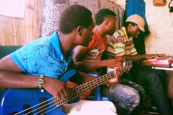 A recording session in Malawi. Photo: Piksy/Facebook