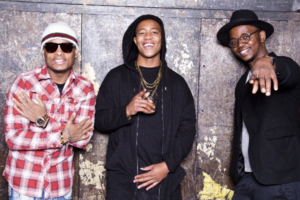 This year's Jack Scouts: K.O, DJ Speedsta and Culoe de Song. Photo: yuledark.co.za