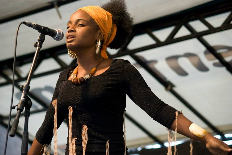 Oupta, chanteuse du Congo Brazzaville .(ph) Facebook