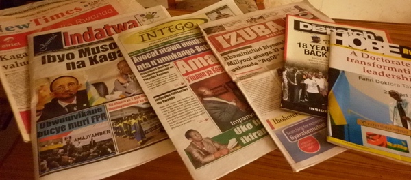 Rwanda Print Media. Photo:www.greatlakesvoice.com