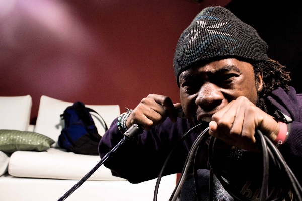 KBG at Nyali Muzik studio in Lilongwe. Photo: Njabulo Dzonzi