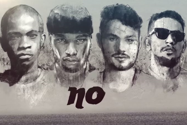 A scene from the music video for 'No!'.
